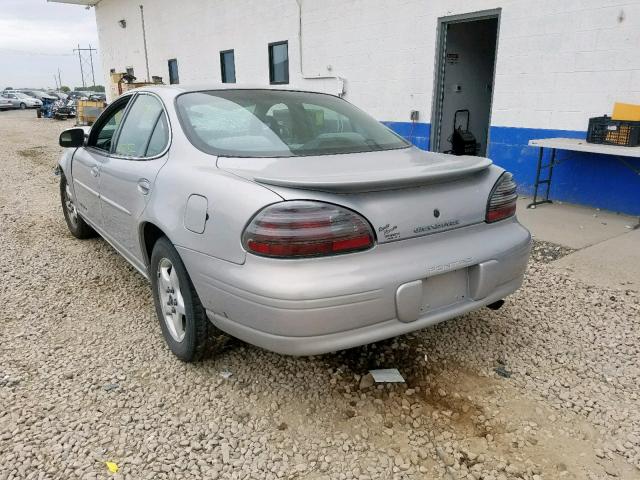 1G2WJ52K0YF243761 - 2000 PONTIAC GRAND PRIX SILVER photo 3