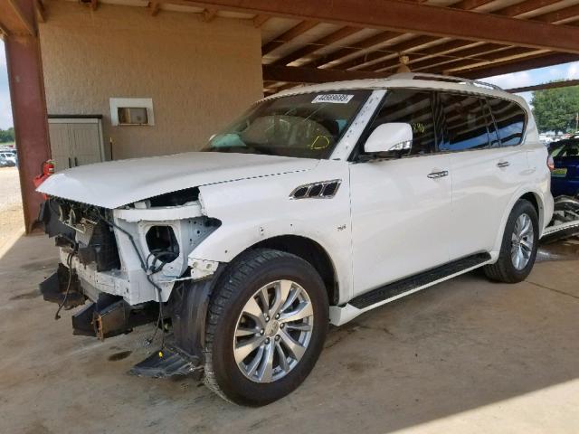 JN8AZ2NFXH9641493 - 2017 INFINITI QX80 BASE WHITE photo 2