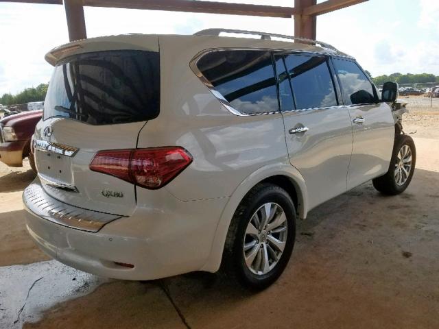 JN8AZ2NFXH9641493 - 2017 INFINITI QX80 BASE WHITE photo 4