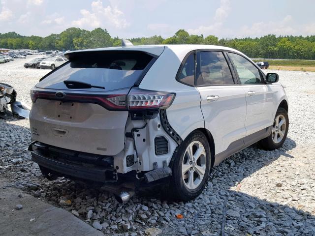 2FMTK3G97FBB48470 - 2015 FORD EDGE SE WHITE photo 4