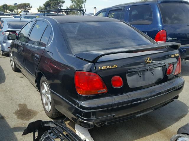 JT8BD69S710127476 - 2001 LEXUS GS 300 BLACK photo 3