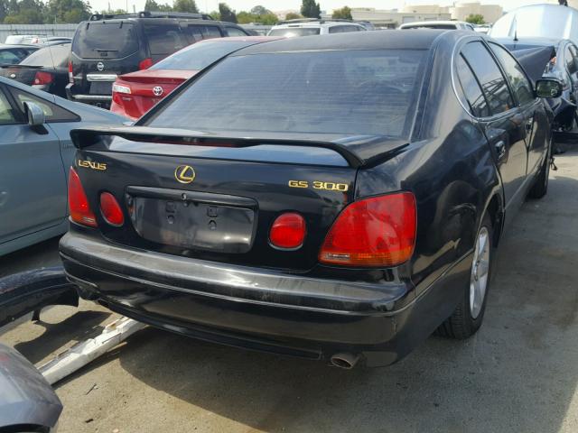 JT8BD69S710127476 - 2001 LEXUS GS 300 BLACK photo 4