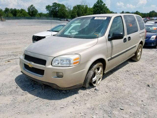 1GNDV23188D103889 - 2008 CHEVROLET UPLANDER L TAN photo 2