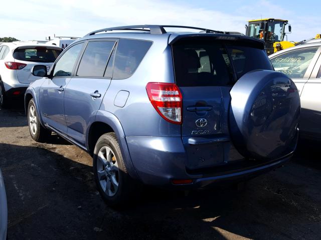 2T3DK4DV1BW058089 - 2011 TOYOTA RAV4 LIMIT BLUE photo 3