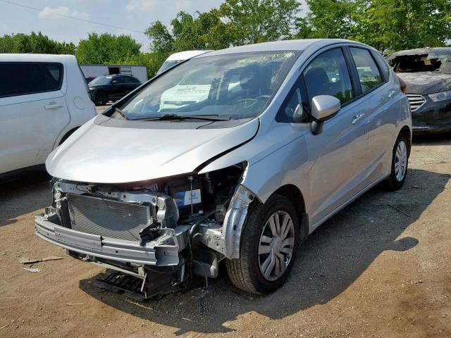 JHMGK5H56GX005614 - 2016 HONDA FIT LX SILVER photo 2