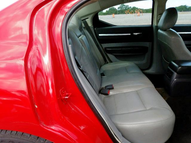 2B3KA33G88H185763 - 2008 DODGE CHARGER SX RED photo 6