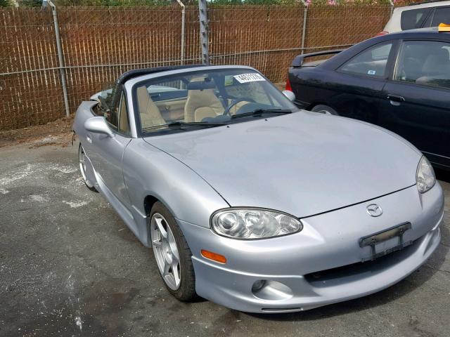 JM1NB353710211430 - 2001 MAZDA MX-5 MIATA SILVER photo 1