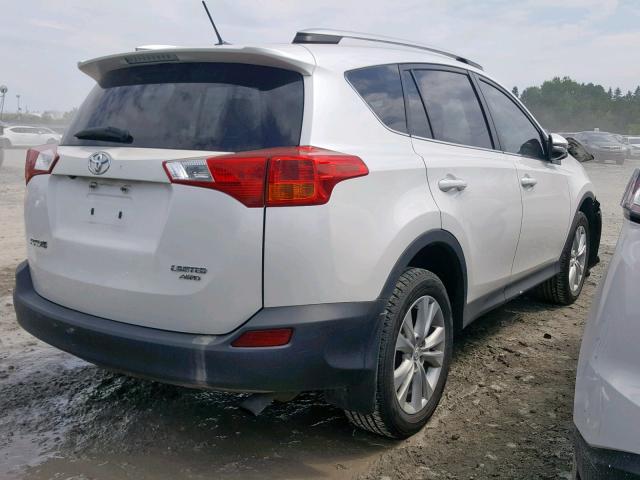 2T3DFREV5EW147667 - 2014 TOYOTA RAV4 LIMIT WHITE photo 4