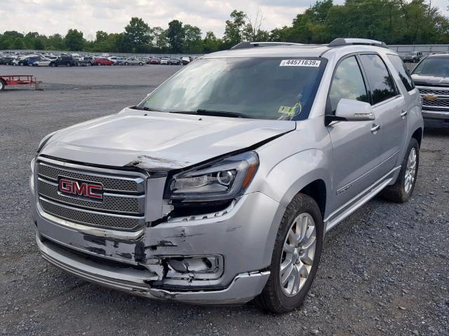 1GKKVTKD8FJ175101 - 2015 GMC ACADIA DEN SILVER photo 2