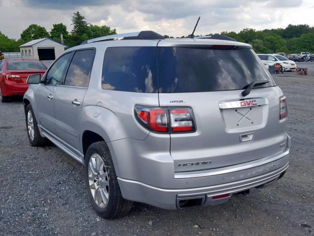 1GKKVTKD8FJ175101 - 2015 GMC ACADIA DEN SILVER photo 3