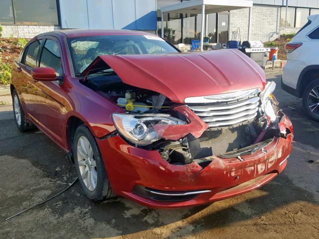 1C3BC1FB9BN503504 - 2011 CHRYSLER 200 TOURIN RED photo 1