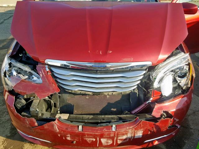 1C3BC1FB9BN503504 - 2011 CHRYSLER 200 TOURIN RED photo 7