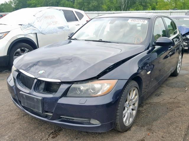 WBAVD33596KV66929 - 2006 BMW 330 XI BLUE photo 2