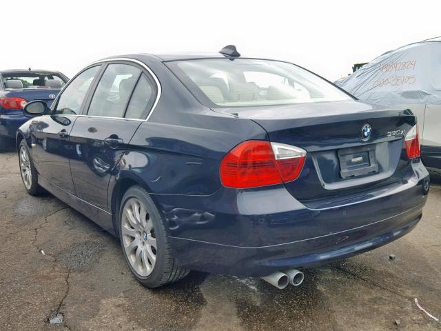 WBAVD33596KV66929 - 2006 BMW 330 XI BLUE photo 3