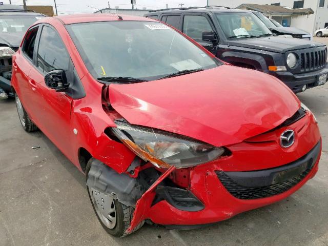 JM1DE1KY7D0167943 - 2013 MAZDA MAZDA2 RED photo 1