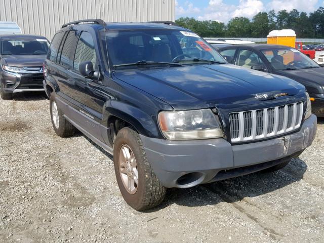 1J4GX48S64C302558 - 2004 JEEP GRAND CHER BLACK photo 1