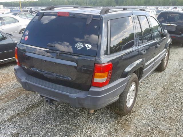 1J4GX48S64C302558 - 2004 JEEP GRAND CHER BLACK photo 4