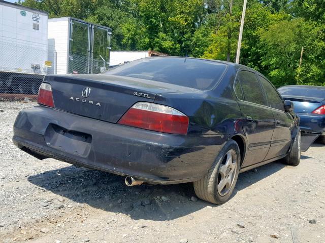 19UUA56783A089834 - 2003 ACURA 3.2TL BLACK photo 4