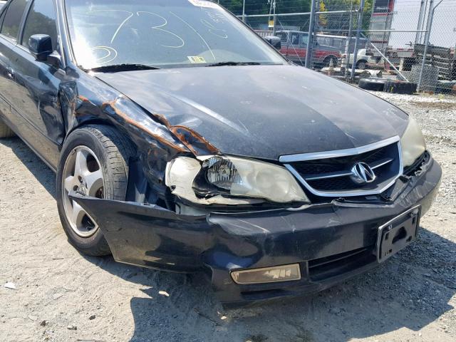 19UUA56783A089834 - 2003 ACURA 3.2TL BLACK photo 9