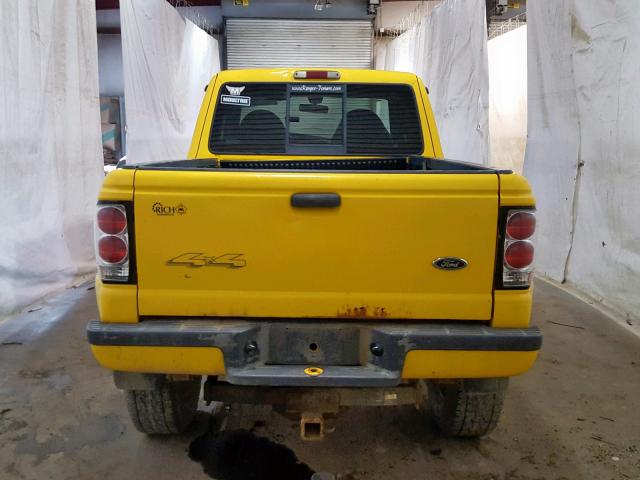 1FTZR45E42PA71625 - 2002 FORD RANGER SUP YELLOW photo 10