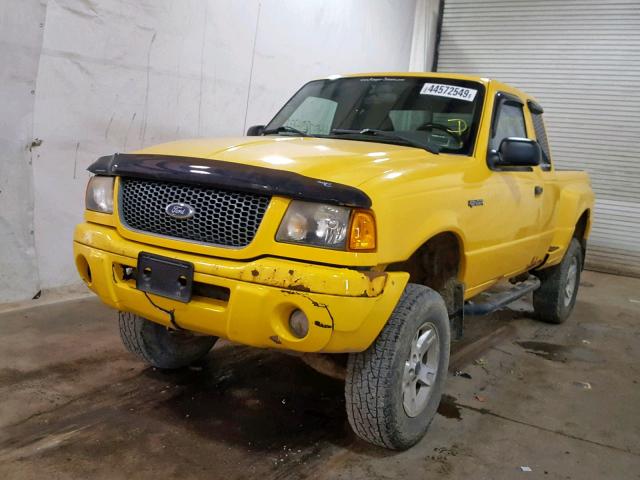 1FTZR45E42PA71625 - 2002 FORD RANGER SUP YELLOW photo 2