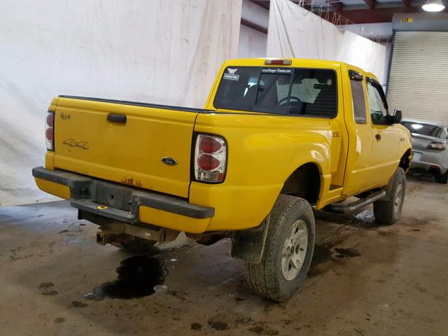 1FTZR45E42PA71625 - 2002 FORD RANGER SUP YELLOW photo 4