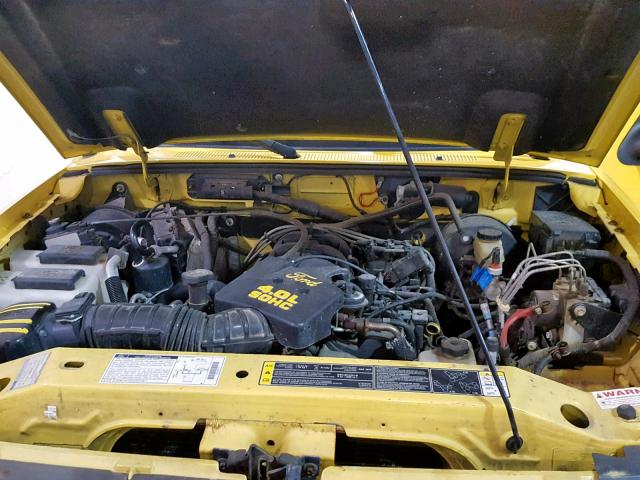 1FTZR45E42PA71625 - 2002 FORD RANGER SUP YELLOW photo 7