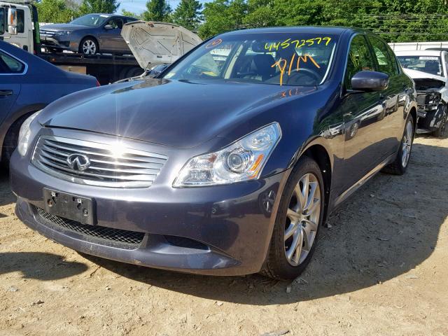 JNKCV61FX9M356139 - 2009 INFINITI G37 GRAY photo 2