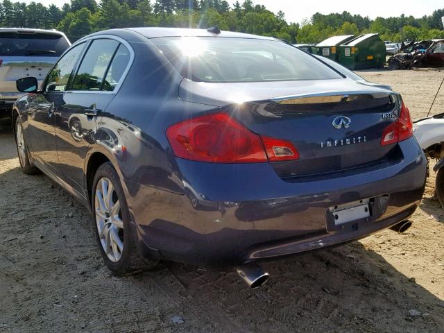 JNKCV61FX9M356139 - 2009 INFINITI G37 GRAY photo 3