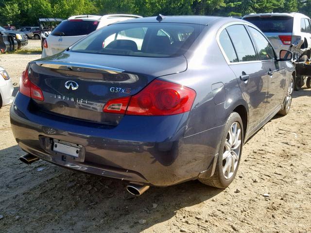 JNKCV61FX9M356139 - 2009 INFINITI G37 GRAY photo 4