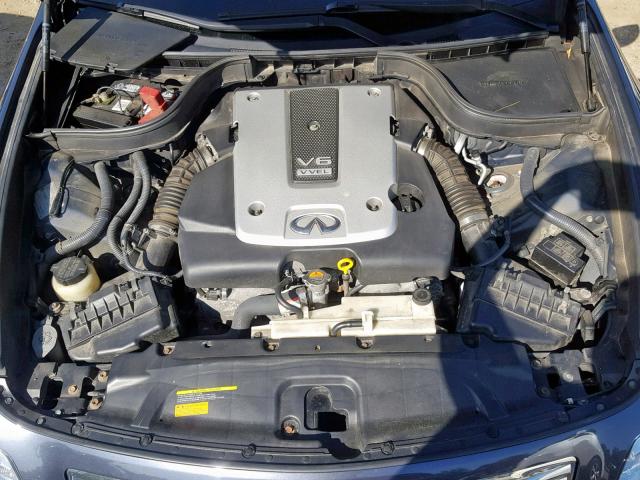 JNKCV61FX9M356139 - 2009 INFINITI G37 GRAY photo 7