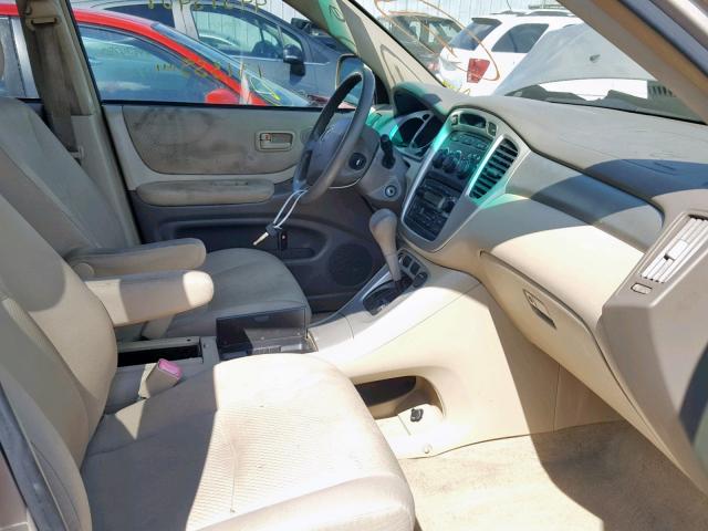 JTEGP21A960100700 - 2006 TOYOTA HIGHLANDER TAN photo 5