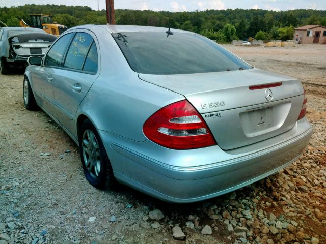 WDBUF65J93A289879 - 2003 MERCEDES-BENZ E 320 SILVER photo 3