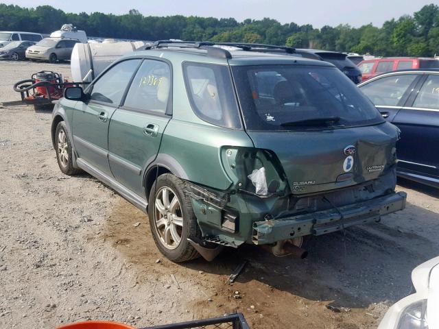 JF1GG63657H810819 - 2007 SUBARU IMPREZA OU GREEN photo 3