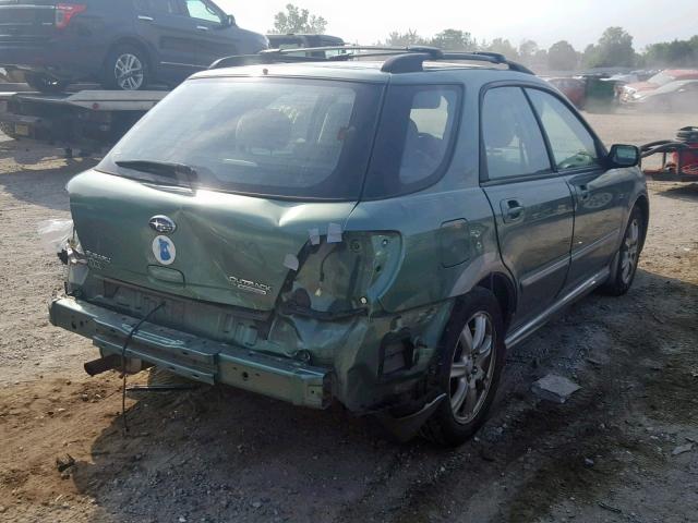 JF1GG63657H810819 - 2007 SUBARU IMPREZA OU GREEN photo 4