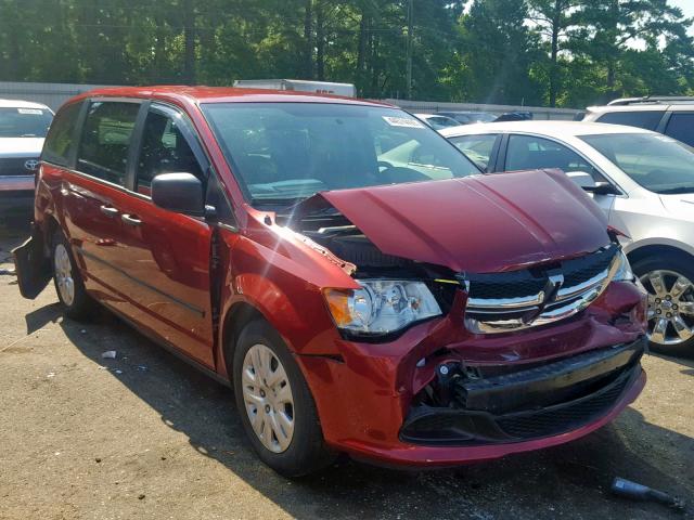 2C4RDGBG3FR666606 - 2015 DODGE GRAND CARA RED photo 1