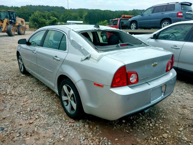 1G1ZC5E0XCF335670 - 2012 CHEVROLET MALIBU 1LT SILVER photo 3