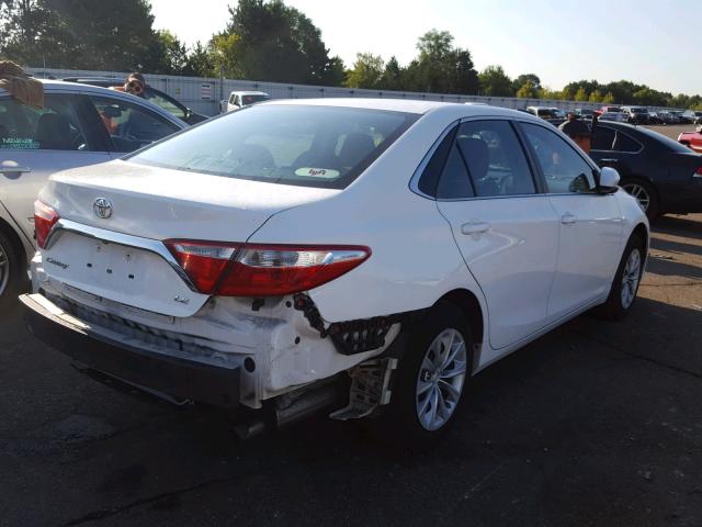4T4BF1FK7GR539192 - 2016 TOYOTA CAMRY LE WHITE photo 4