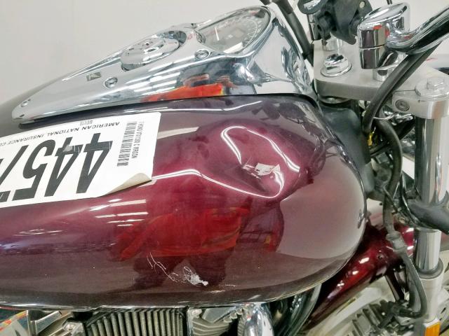 1HFSC55147A300021 - 2007 HONDA VTX1300 C MAROON photo 10