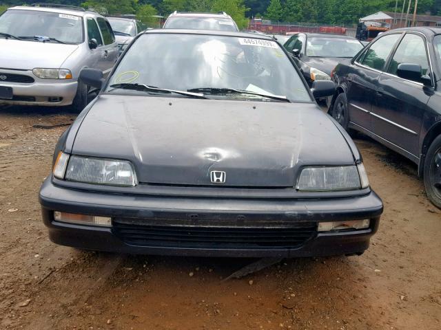 2HGED6358MH588009 - 1991 HONDA CIVIC DX BLACK photo 9