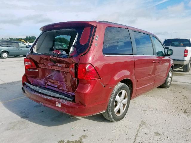 2V4RW3DG5BR642162 - 2011 VOLKSWAGEN ROUTAN SE MAROON photo 4