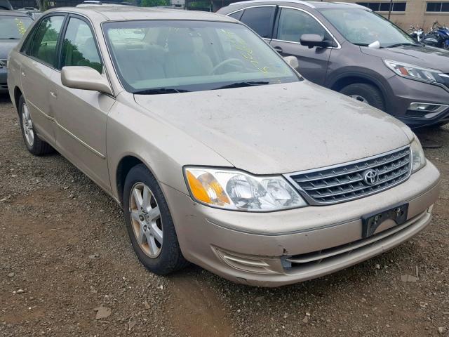 4T1BF28BX3U324350 - 2003 TOYOTA AVALON BEIGE photo 1