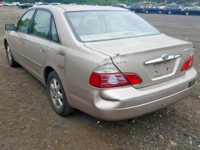 4T1BF28BX3U324350 - 2003 TOYOTA AVALON BEIGE photo 3