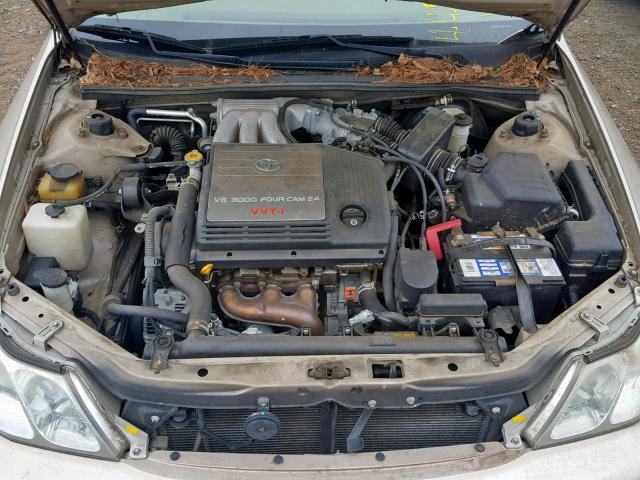 4T1BF28BX3U324350 - 2003 TOYOTA AVALON BEIGE photo 7