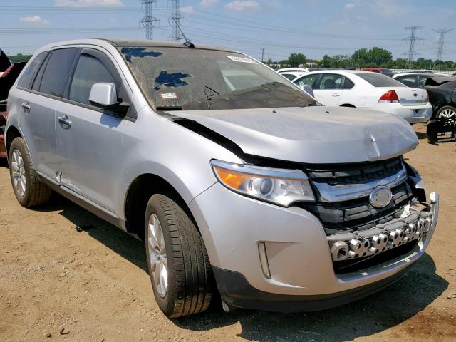 2FMDK3JC3BBA80168 - 2011 FORD EDGE SEL SILVER photo 1