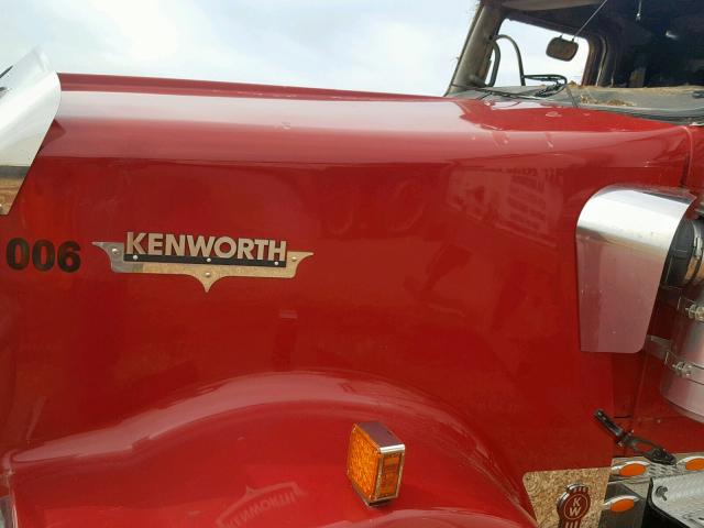 1XKWDB9XX9R248912 - 2009 KENWORTH CONSTRUCTI RED photo 7