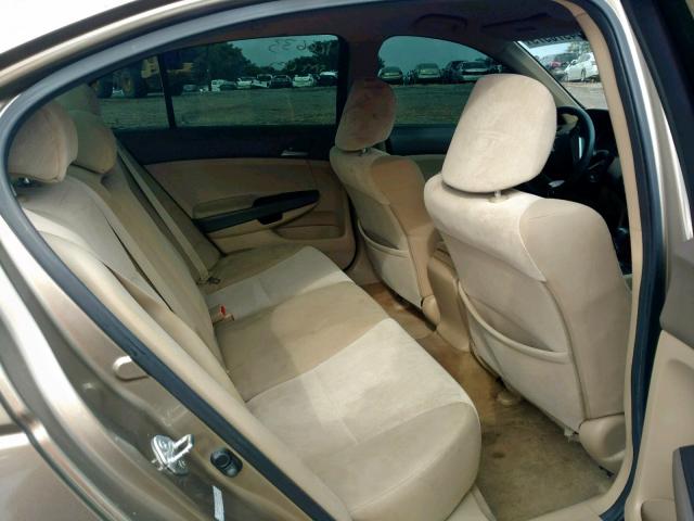 1HGCP2F33AA043332 - 2010 HONDA ACCORD LX GOLD photo 6