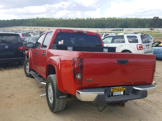 1GTDS136968248470 - 2006 GMC CANYON RED photo 3