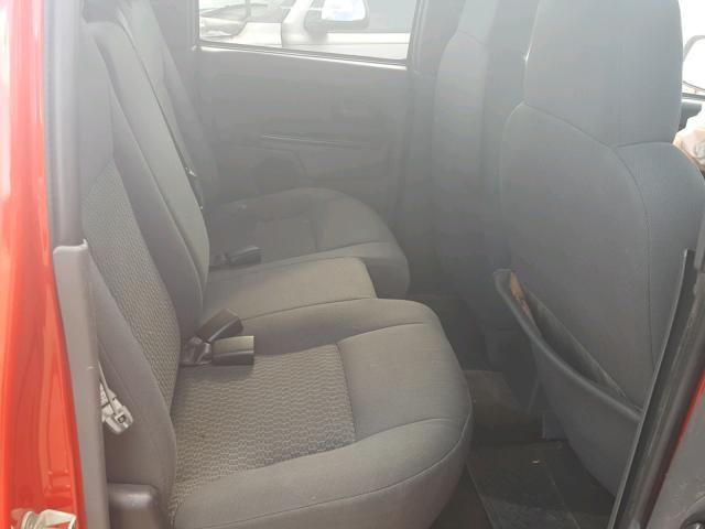1GTDS136968248470 - 2006 GMC CANYON RED photo 6