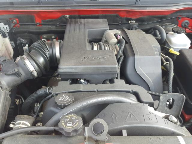 1GTDS136968248470 - 2006 GMC CANYON RED photo 7